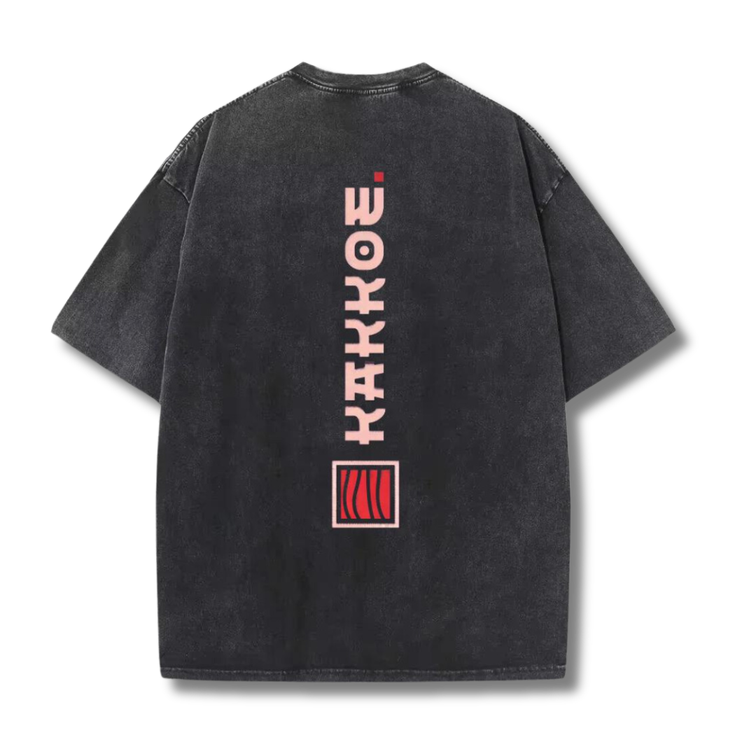 Hajime No Ippo "Kamogawa Boxing Gym V" Washed Tee - Kakkoe.com - #tag1# - #tag2# - #tag3# - #tag4#