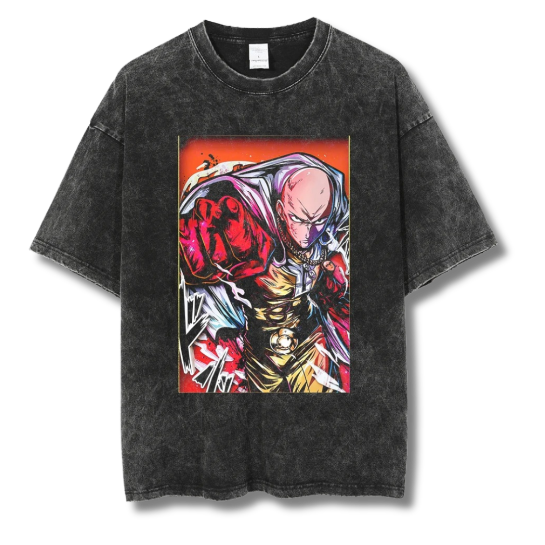 One Punch Man "Saitama II" Washed Tee