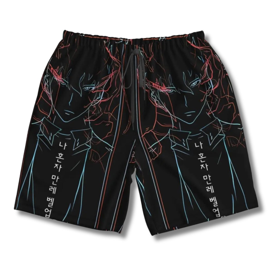 Solo Leveling "Dark Sung Jin-Woo" Sport Shorts