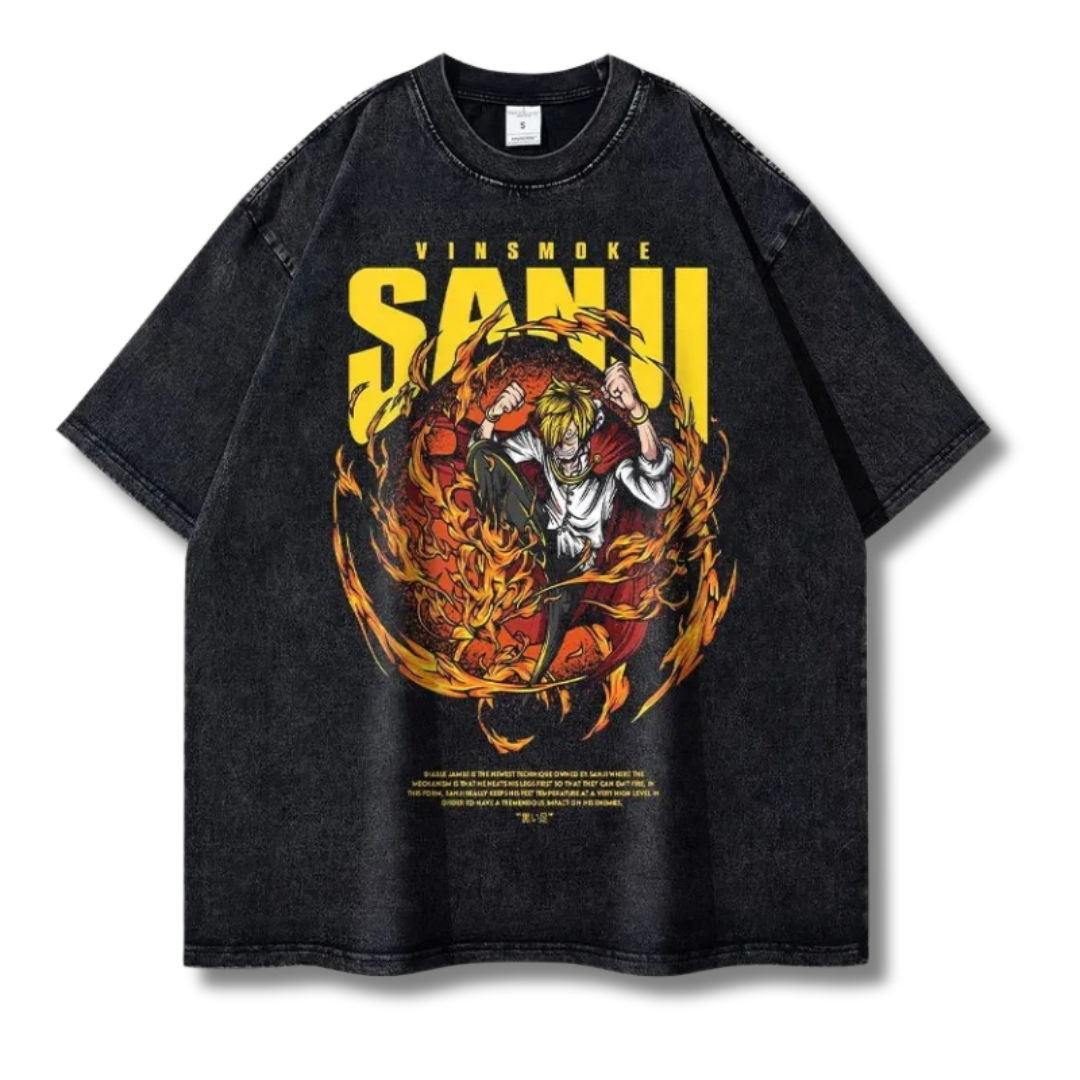 One Piece "Sanji" Washed Tee