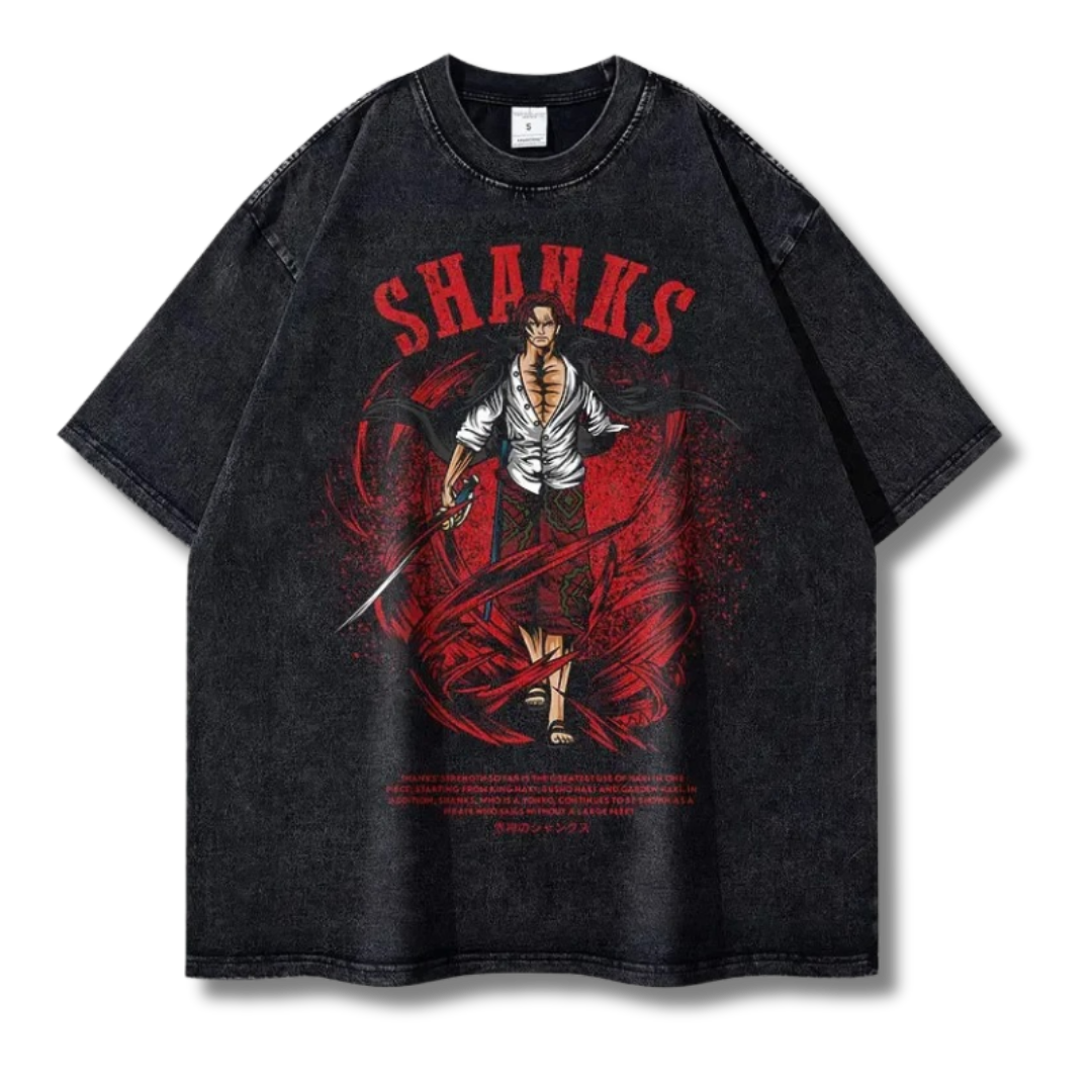 One Piece "Shanks" Washed Tee