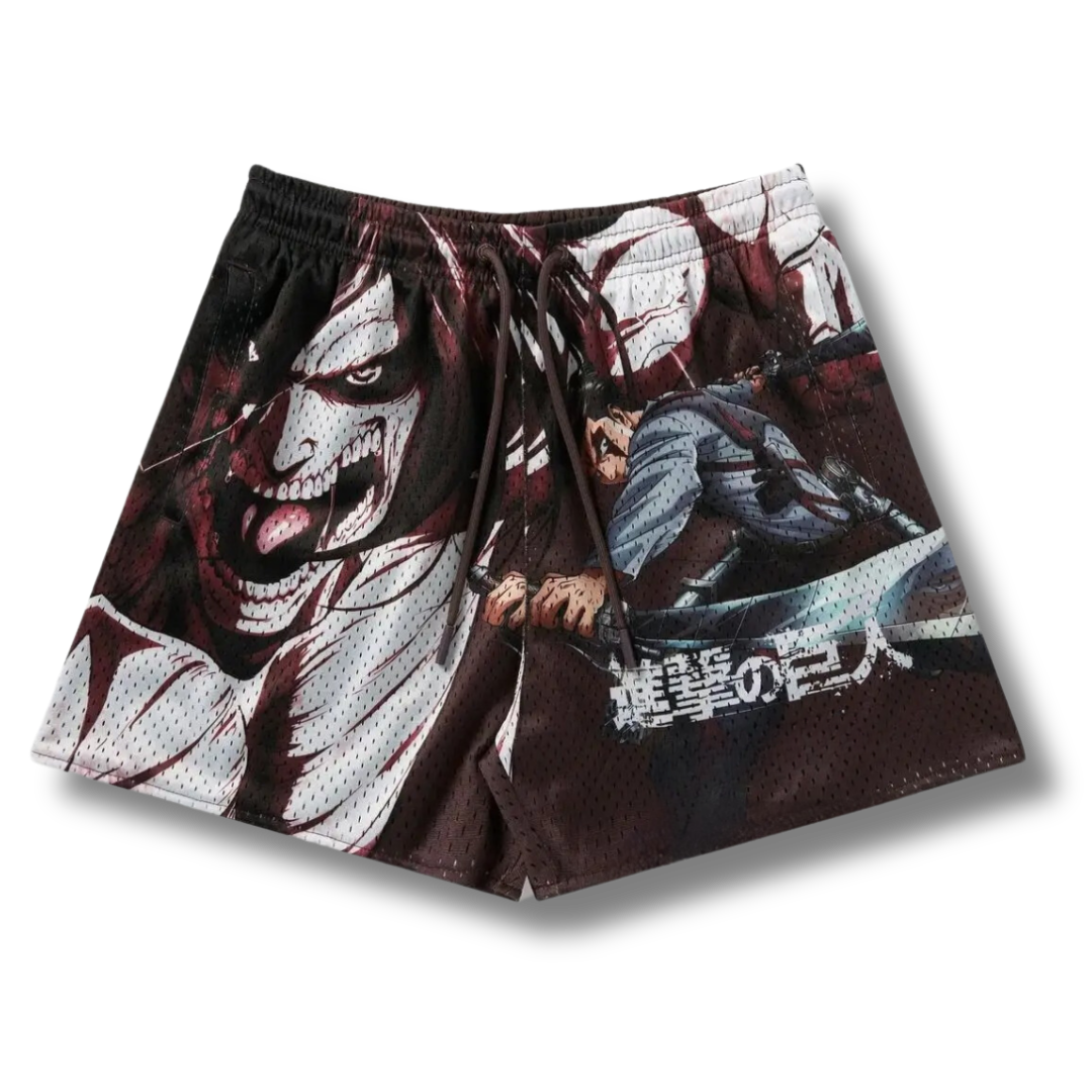 Attack On Titan "Eren's Titan" Sport Shorts - Kakkoe.com - #tag1# - #tag2# - #tag3# - #tag4#