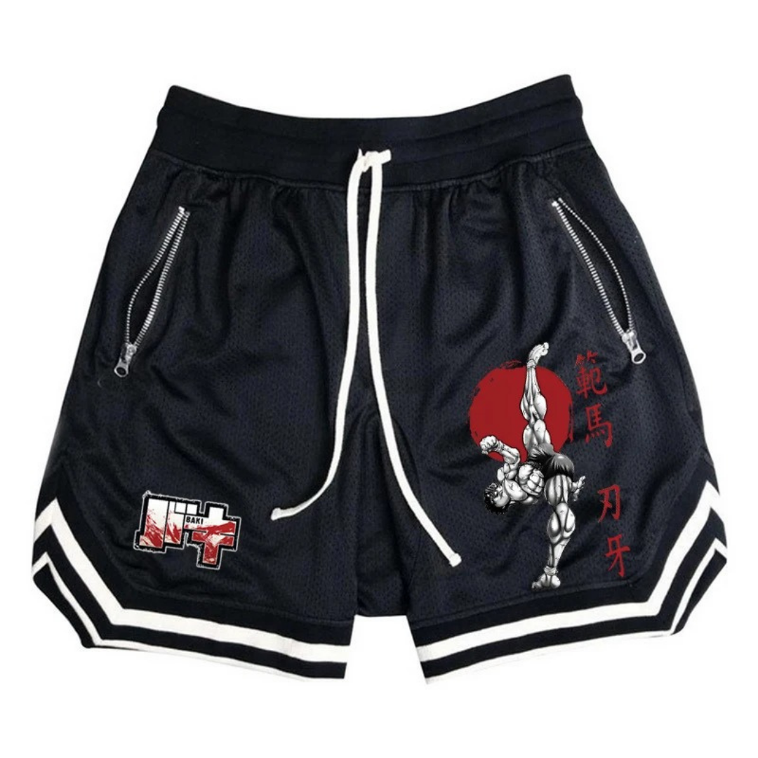 Baki "Baki Hanma" Basketball Shorts - Kakkoe.com - #tag1# - #tag2# - #tag3# - #tag4#