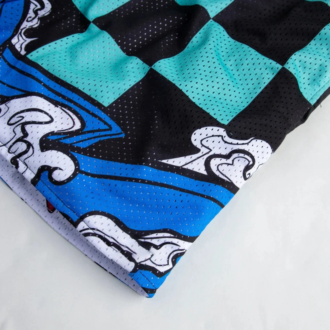 Demon Slayer "Tanjiro Water Breath" Sport Shorts - Kakkoe.com - #tag1# - #tag2# - #tag3# - #tag4#