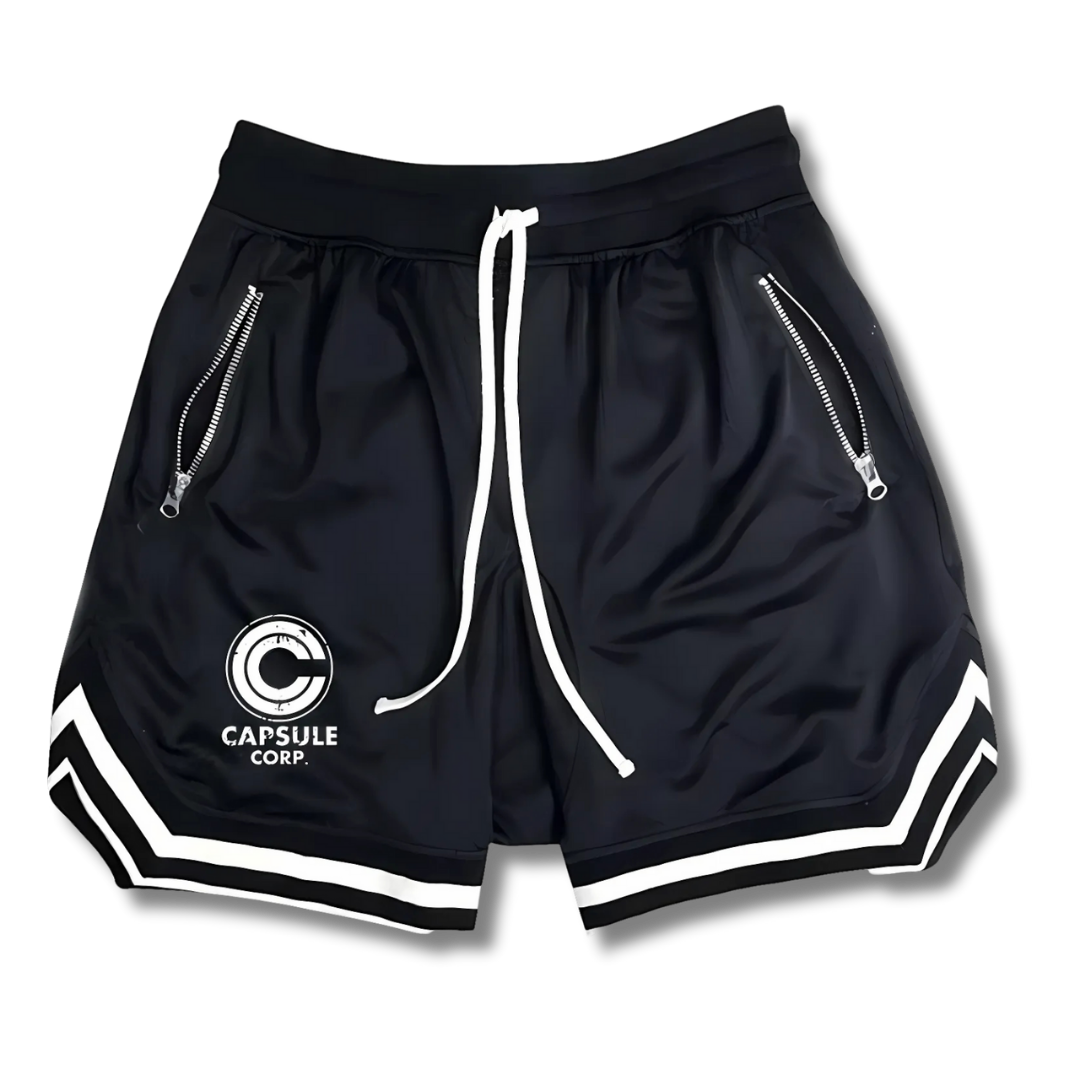 Dragon Ball "Capsule Corp." Basketball Shorts - Kakkoe.com - #tag1# - #tag2# - #tag3# - #tag4#