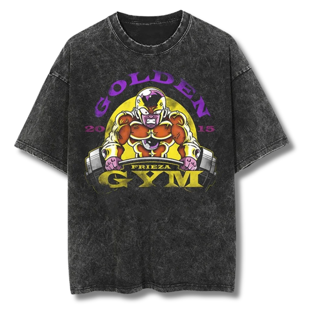 Dragon Ball "Freezer Gym" Washed Tee - Kakkoe.com - #tag1# - #tag2# - #tag3# - #tag4#
