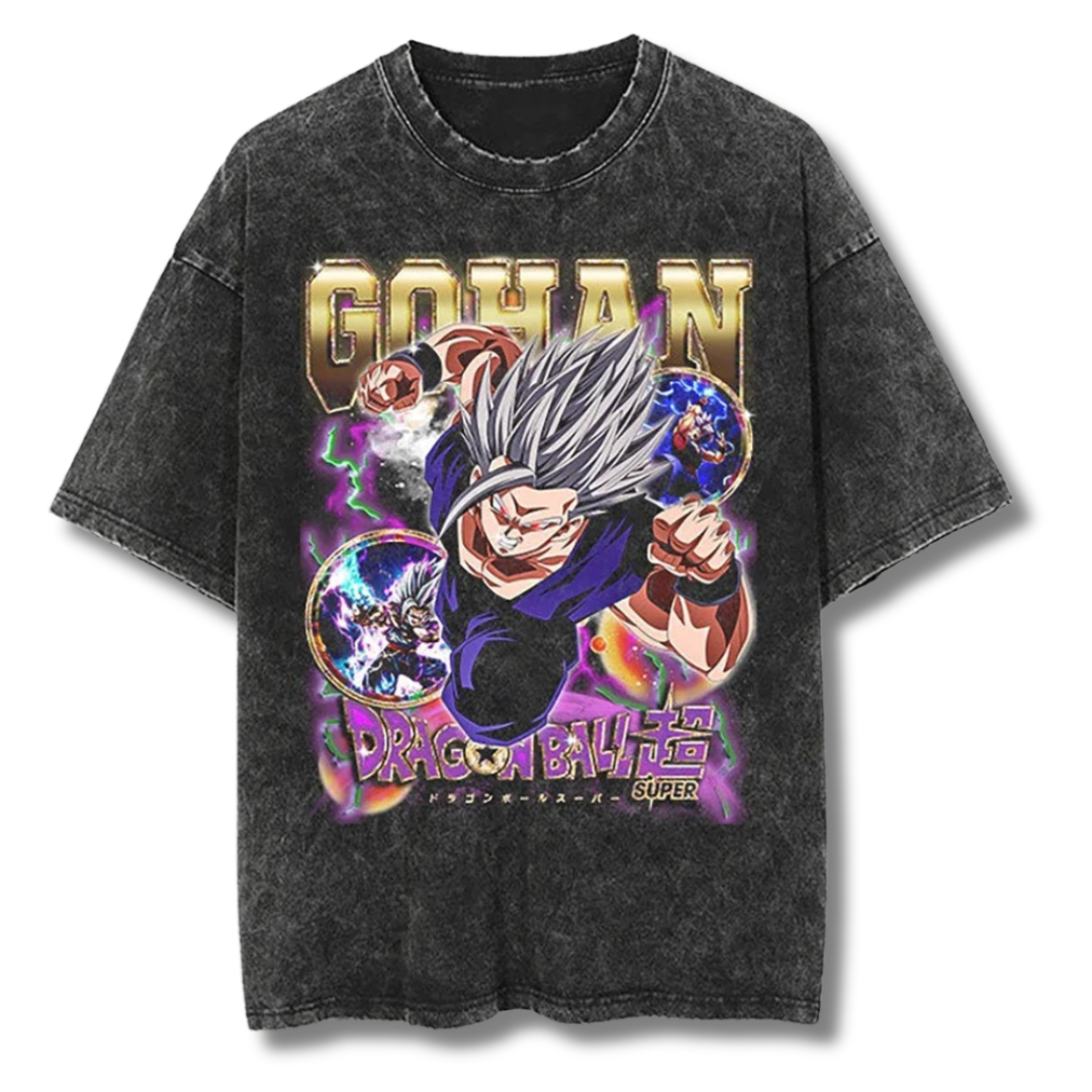 Dragon Ball "Gohan" Washed Tee - Kakkoe.com - #tag1# - #tag2# - #tag3# - #tag4#