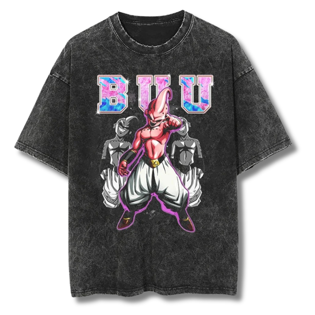Dragon Ball "Majin Boo I" Washed Tee - Kakkoe.com - #tag1# - #tag2# - #tag3# - #tag4#