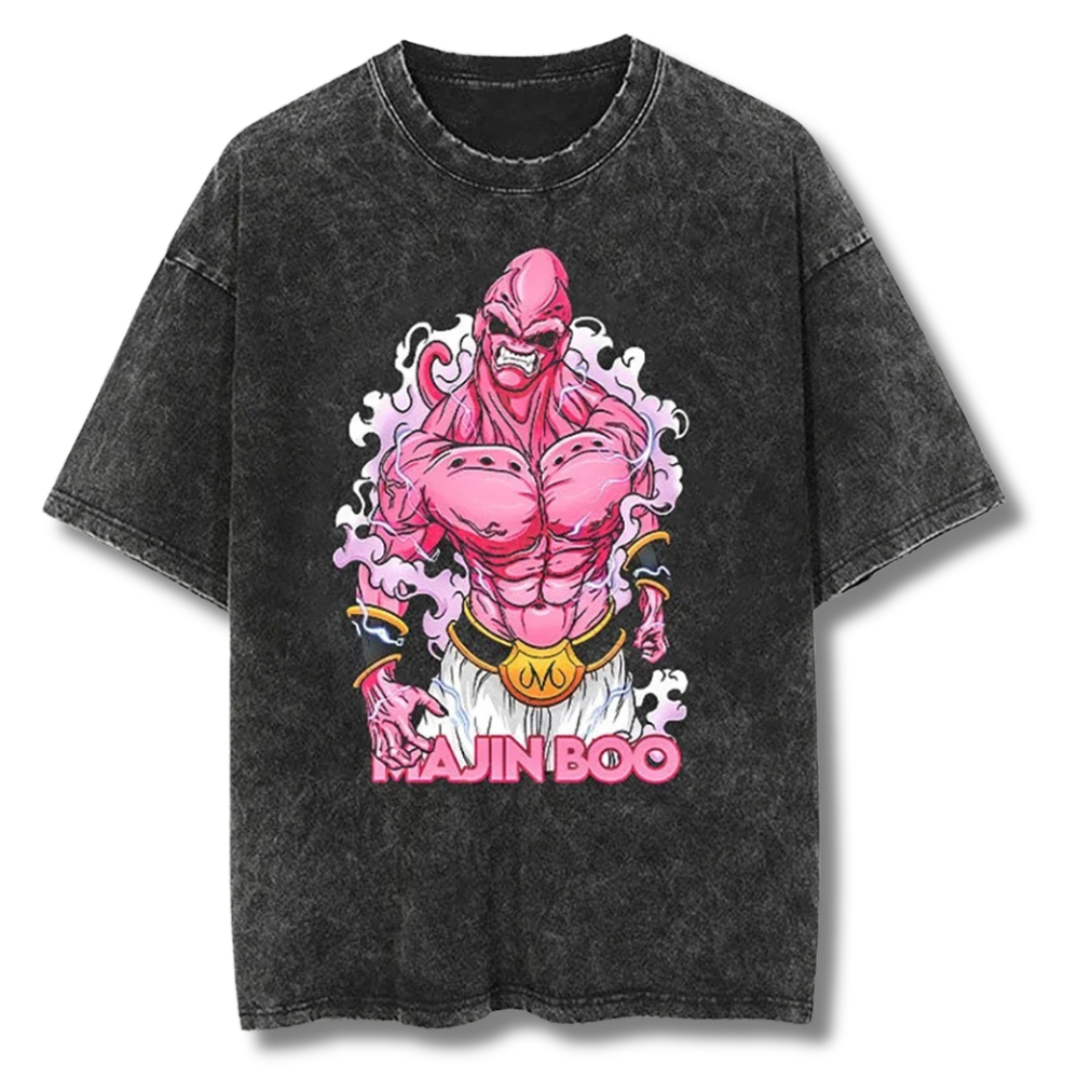 Dragon Ball "Majin Boo" Washed Tee - Kakkoe.com - #tag1# - #tag2# - #tag3# - #tag4#