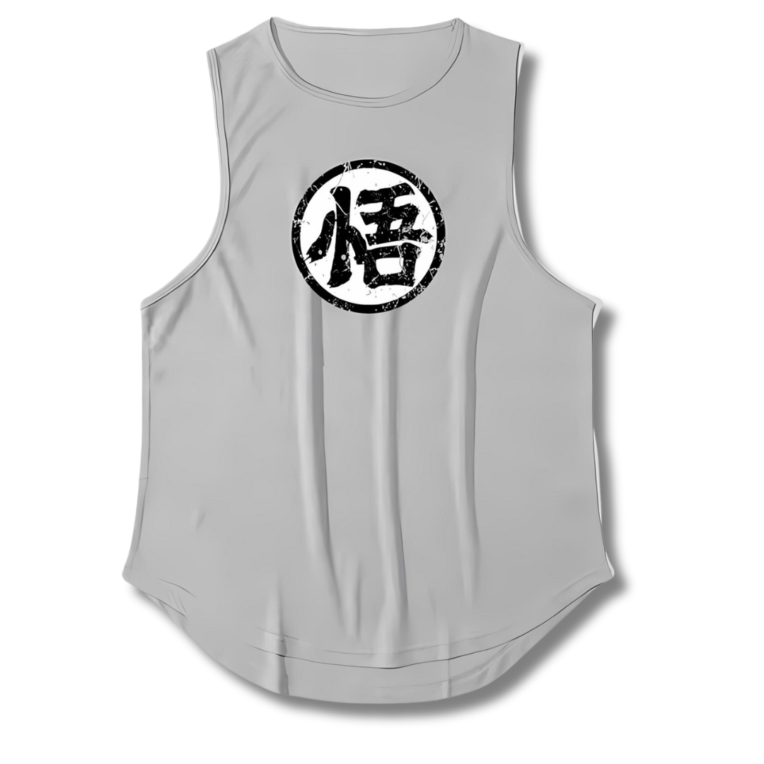 Dragon Ball "Master Roshi" Grey Tank Top - Kakkoe.com - #tag1# - #tag2# - #tag3# - #tag4#