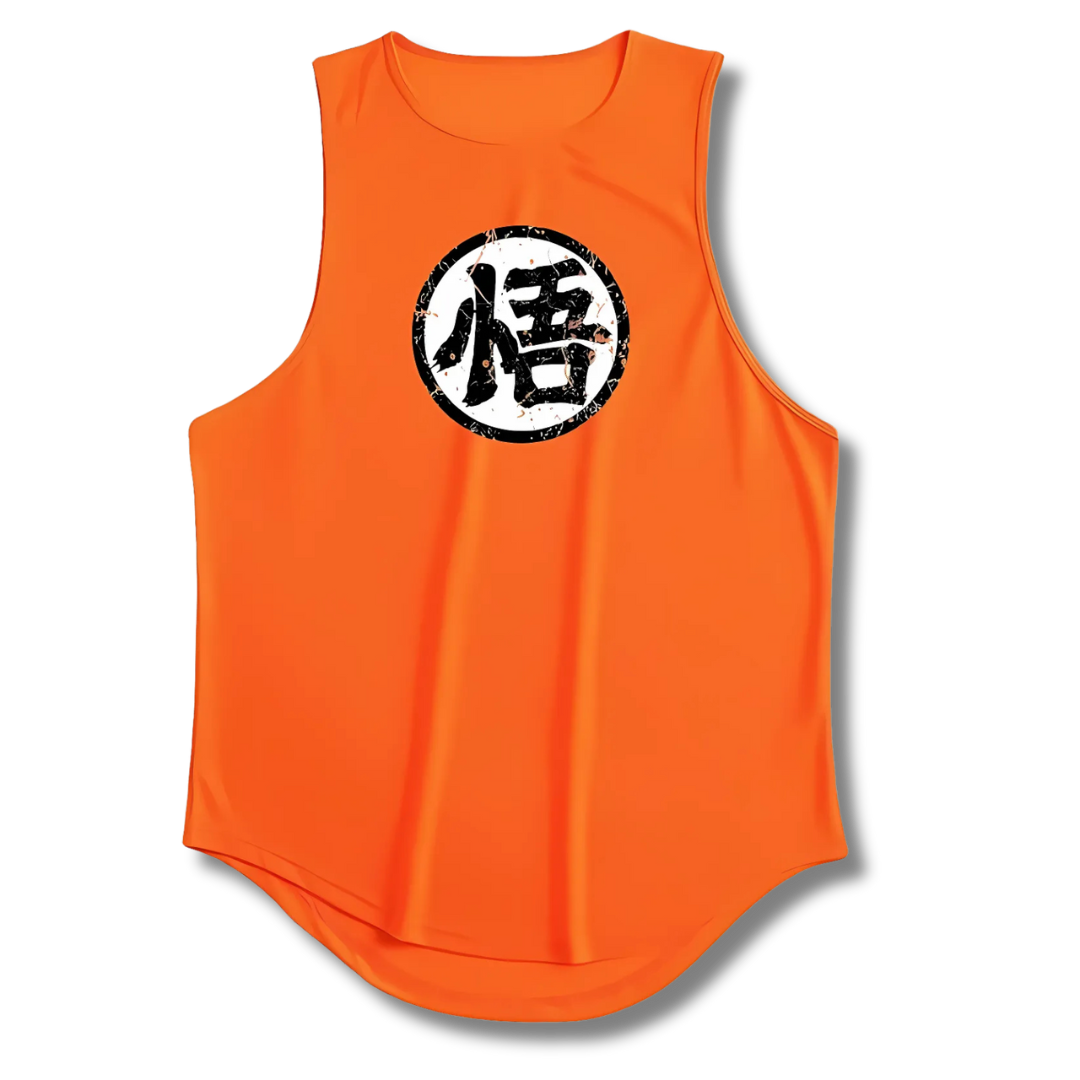 Dragon Ball "Master Roshi" Orange Tank Top - Kakkoe.com - #tag1# - #tag2# - #tag3# - #tag4#