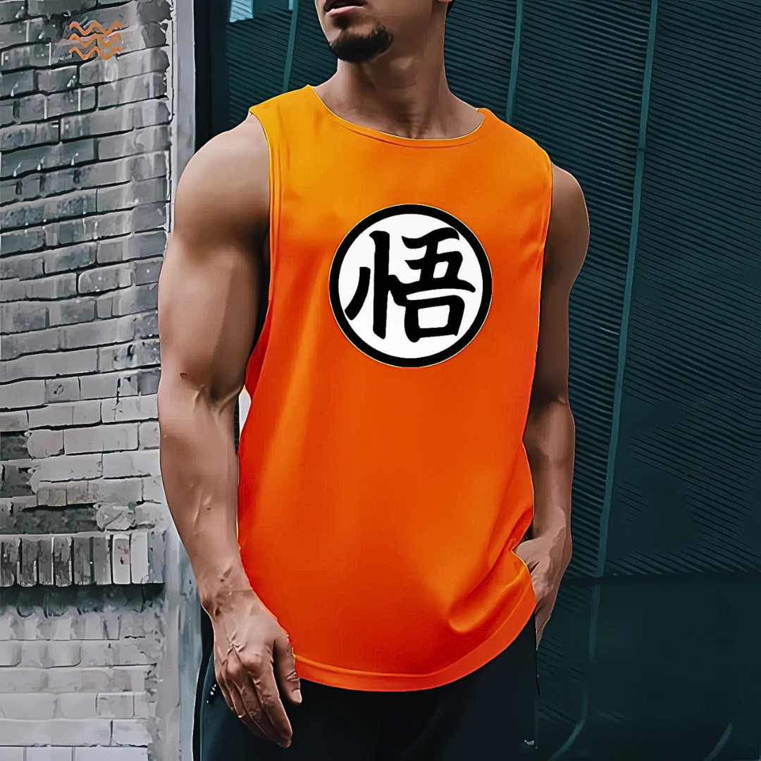 Dragon Ball "Master Roshi" Orange Tank Top - Kakkoe.com - #tag1# - #tag2# - #tag3# - #tag4#
