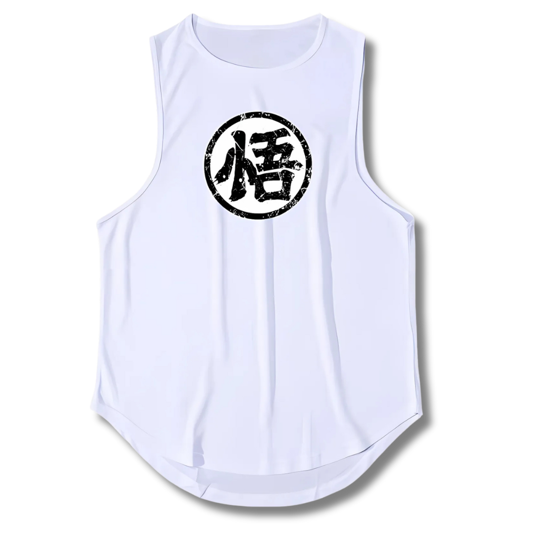 Dragon Ball "Master Roshi" White Tank Top - Kakkoe.com - #tag1# - #tag2# - #tag3# - #tag4#