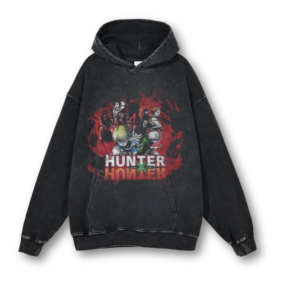 Hunter X Hunter "Association I" Washed Hoodie - Kakkoe.com - #tag1# - #tag2# - #tag3# - #tag4#