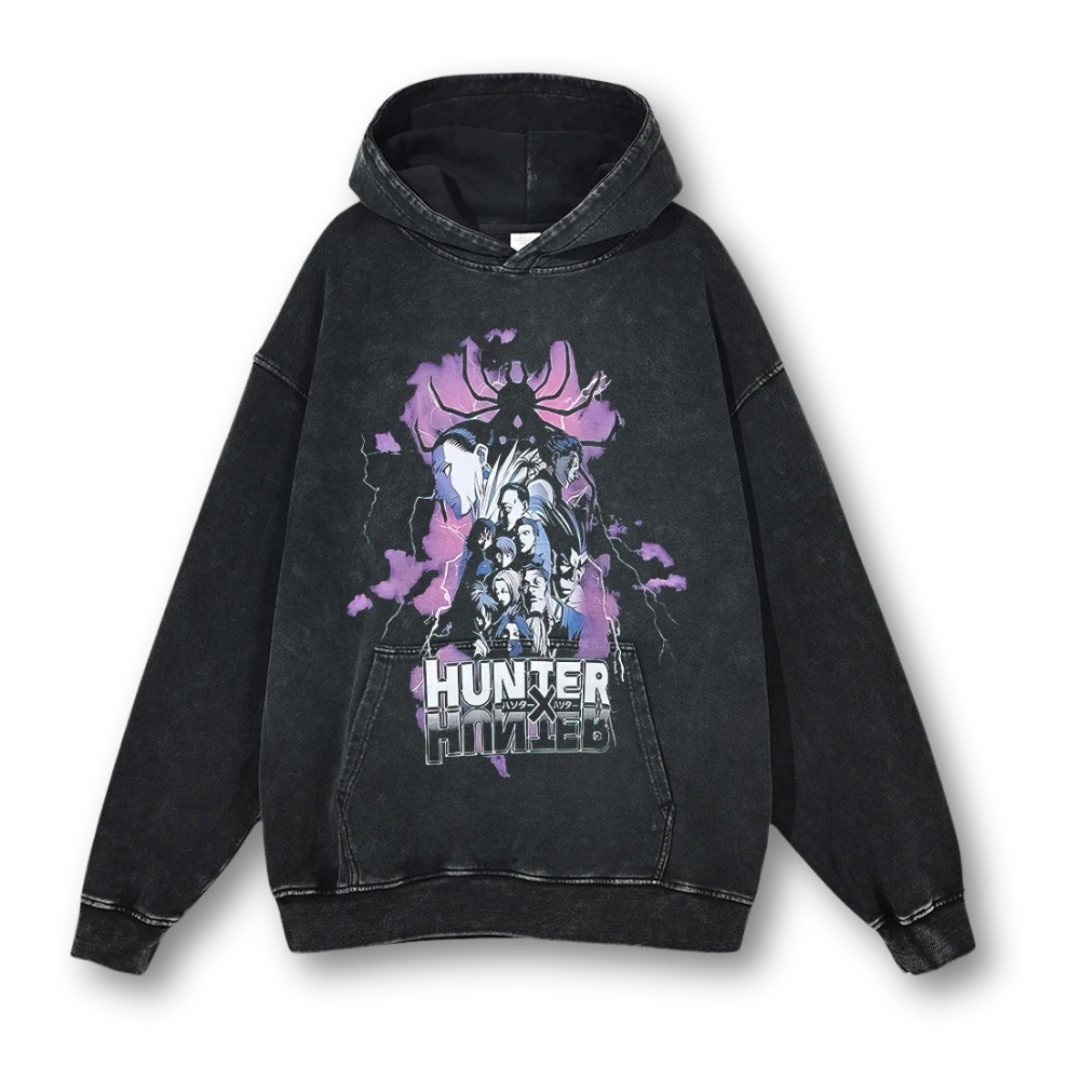 Hunter X Hunter "Association" Washed Hoodie - Kakkoe.com - #tag1# - #tag2# - #tag3# - #tag4#
