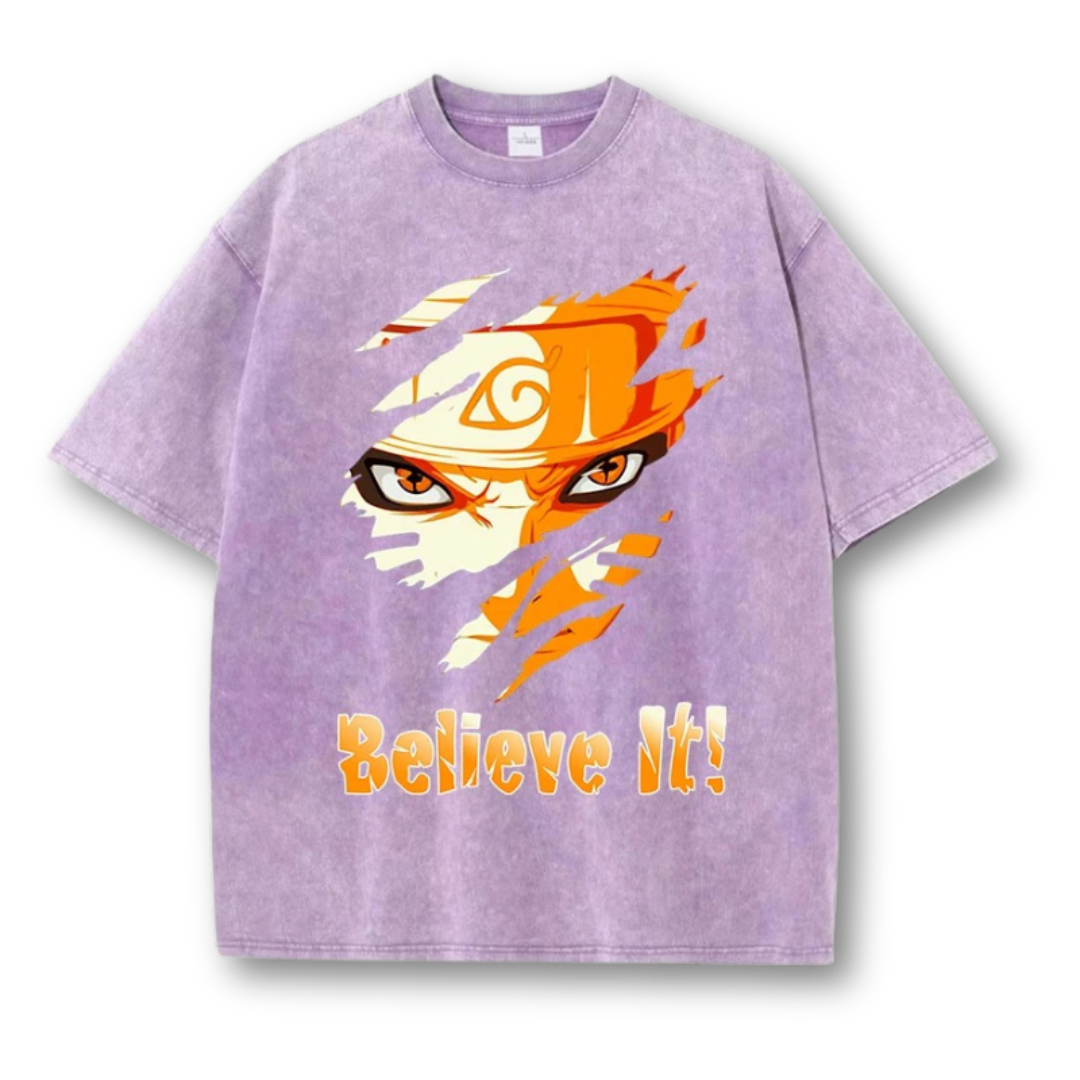 Naruto "Believe It" T-shirt - Kakkoe.com - #tag1# - #tag2# - #tag3# - #tag4#