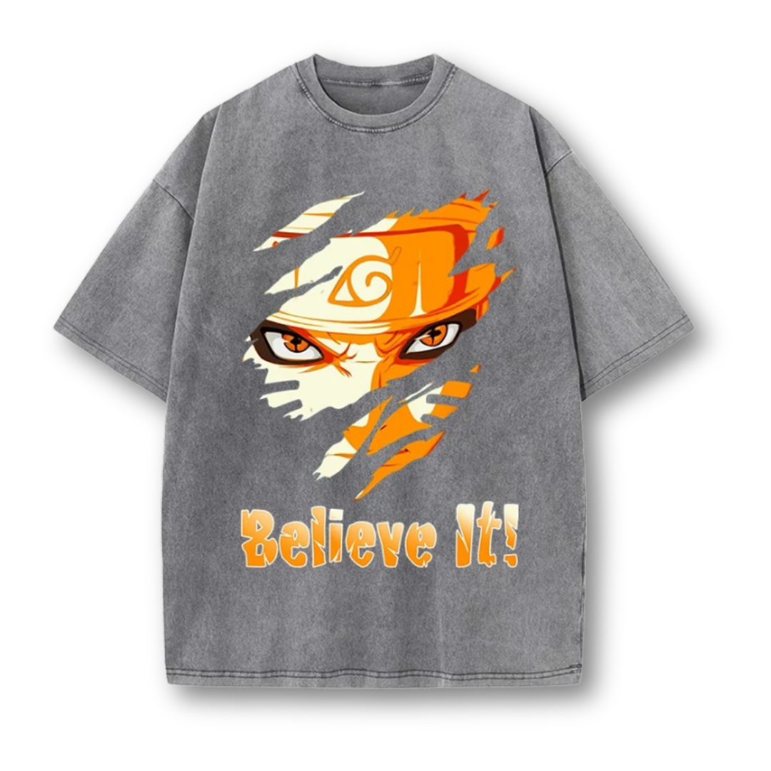 Naruto "Believe It" T-shirt - Kakkoe.com - #tag1# - #tag2# - #tag3# - #tag4#