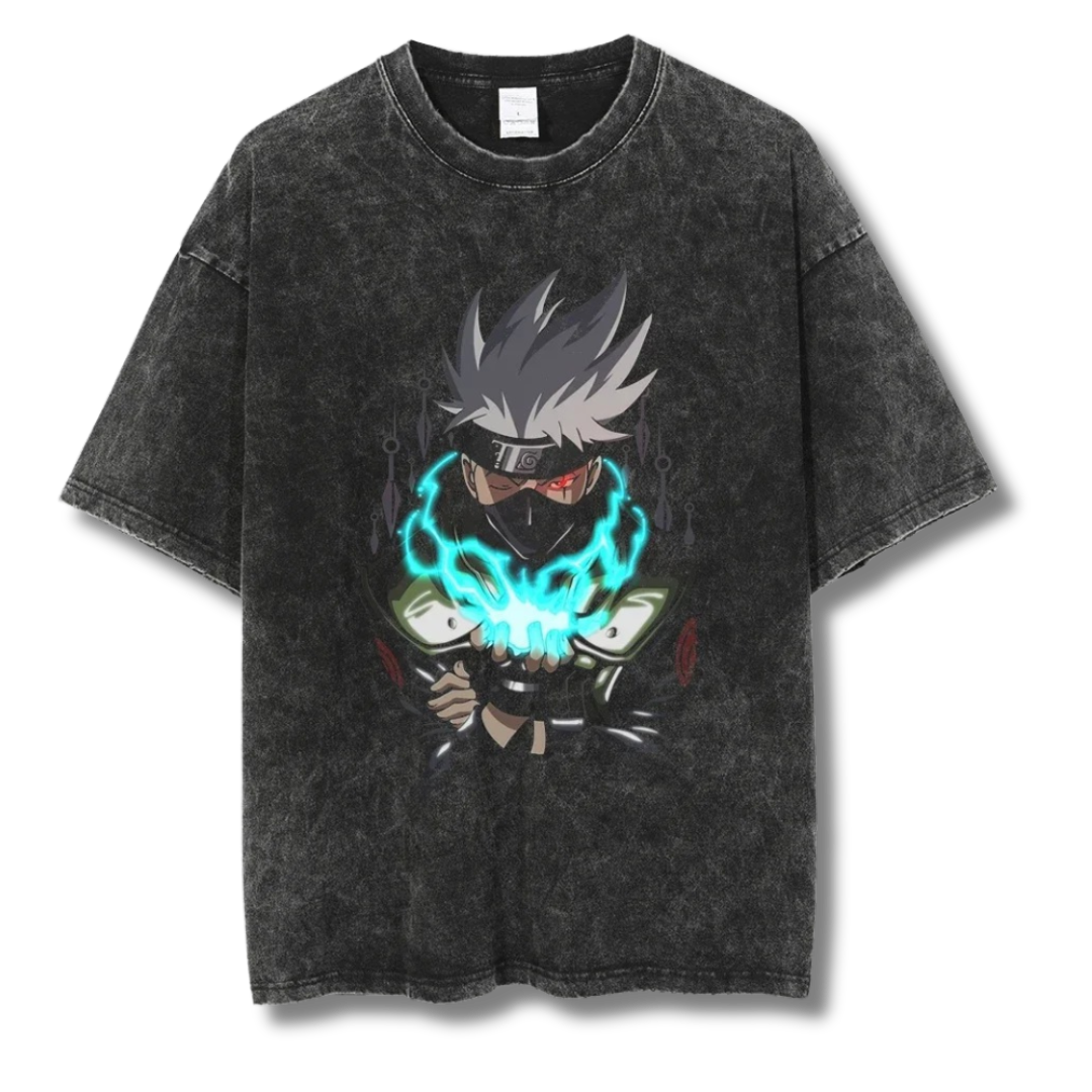 Naruto "Kakashi" Washed Tee - Kakkoe.com - #tag1# - #tag2# - #tag3# - #tag4#