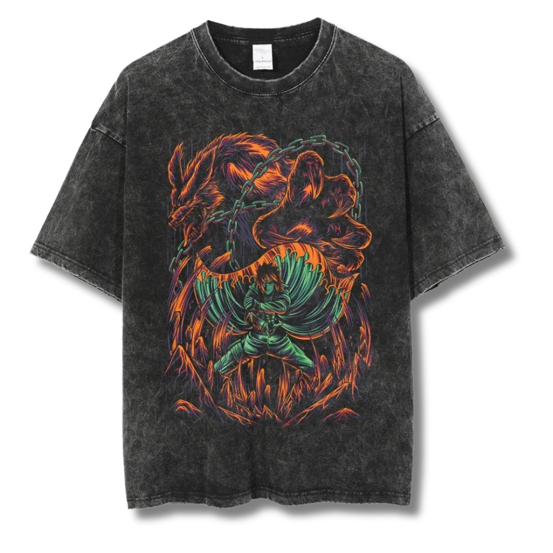 Naruto "Minato" Washed Tee - Kakkoe.com - #tag1# - #tag2# - #tag3# - #tag4#