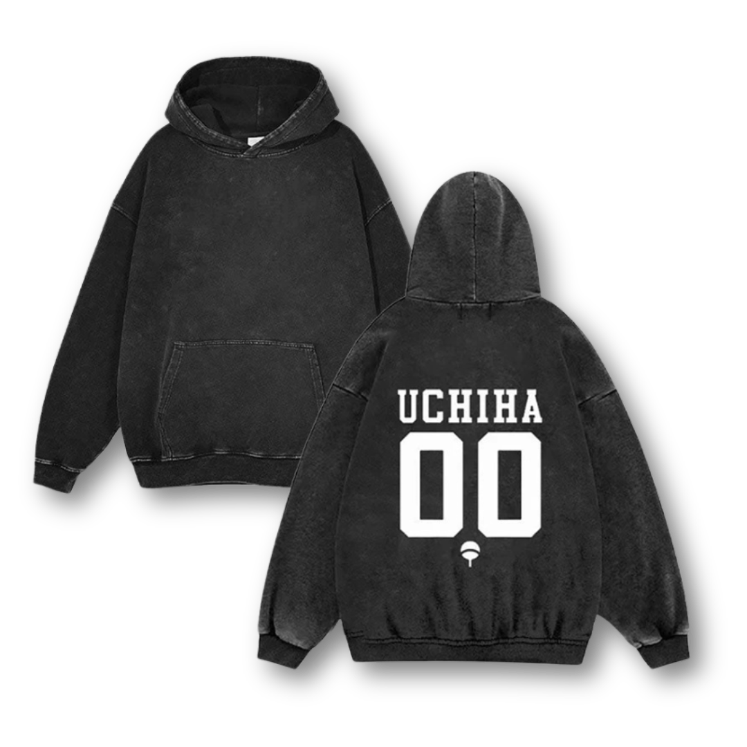 Naruto "Uchiha" Washed Hoodie - Kakkoe.com - #tag1# - #tag2# - #tag3# - #tag4#